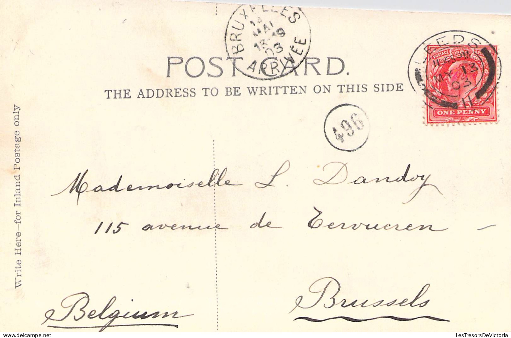 Angleterre - Scarborough - Bord De Mer - Oblitéré 1903 Leeds  - Carte Postale Ancienne - Scarborough