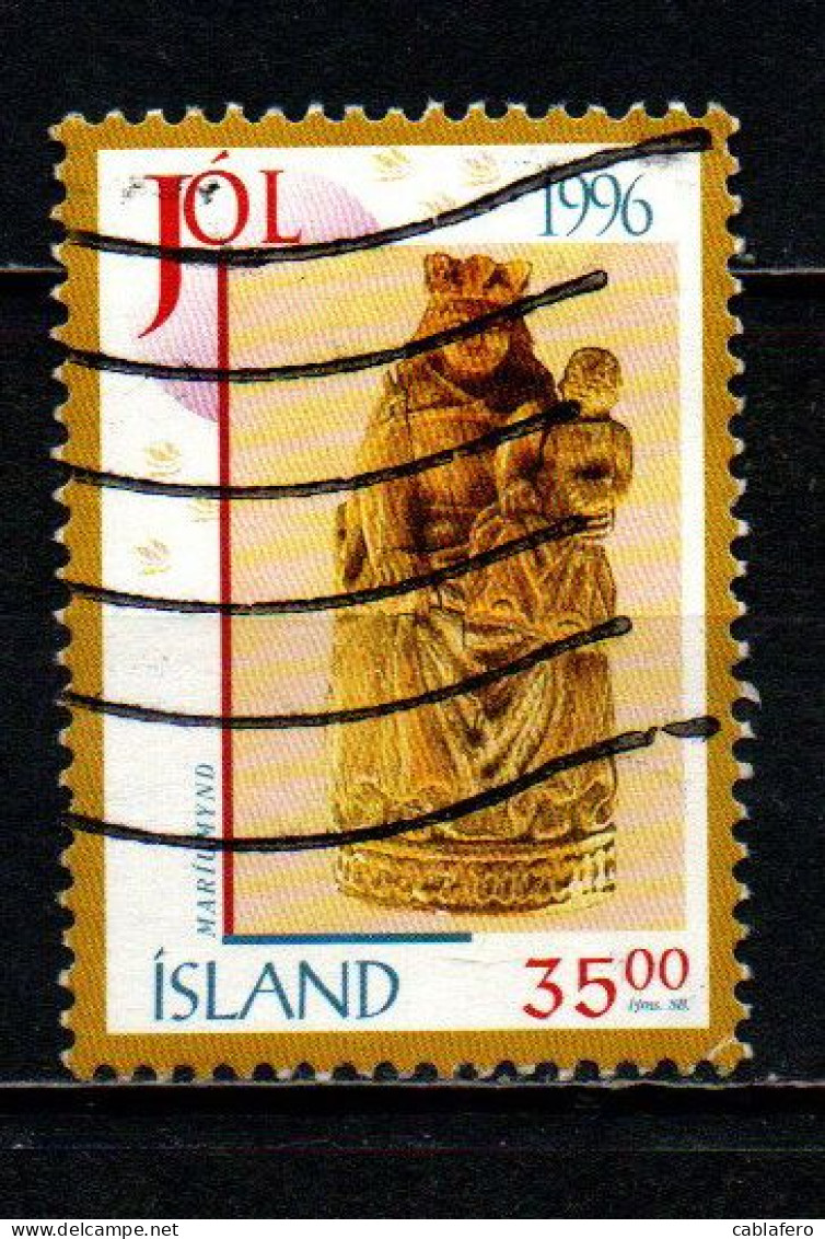 ISLANDA - 1996 - NATALE: MARIA COL BAMBINO - USATO - Used Stamps