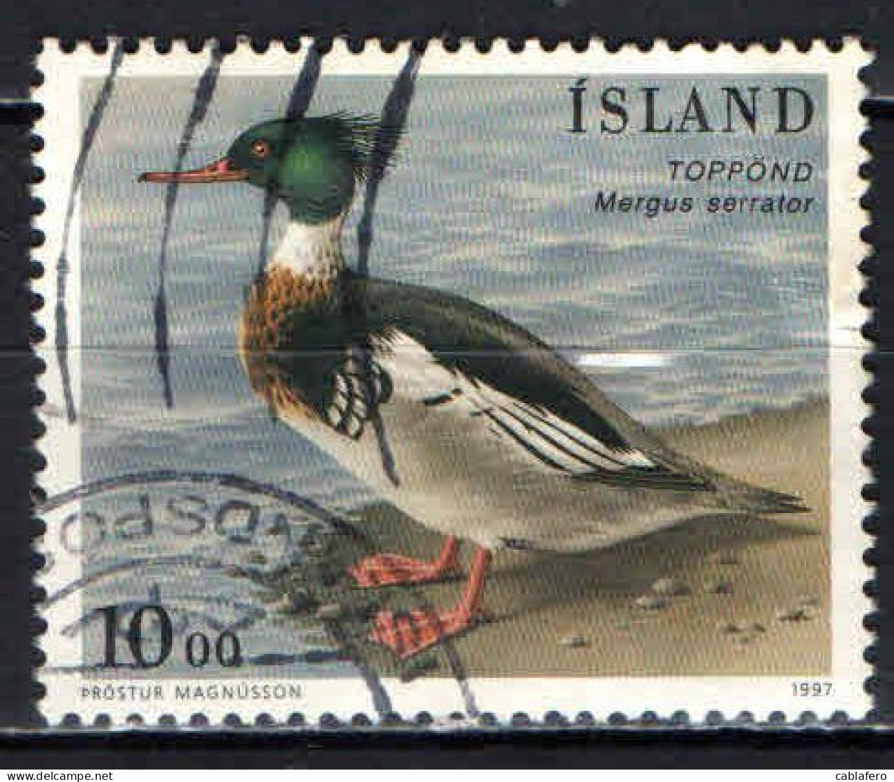 ISLANDA - 1997 - FAUNA - HERGUS SERRATOR - USATO - Used Stamps