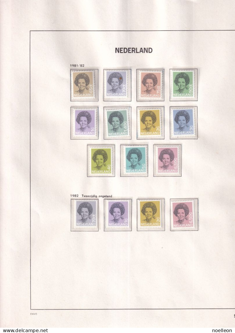 Année 1982 Complète Avec Bloc MNH - Années Complètes