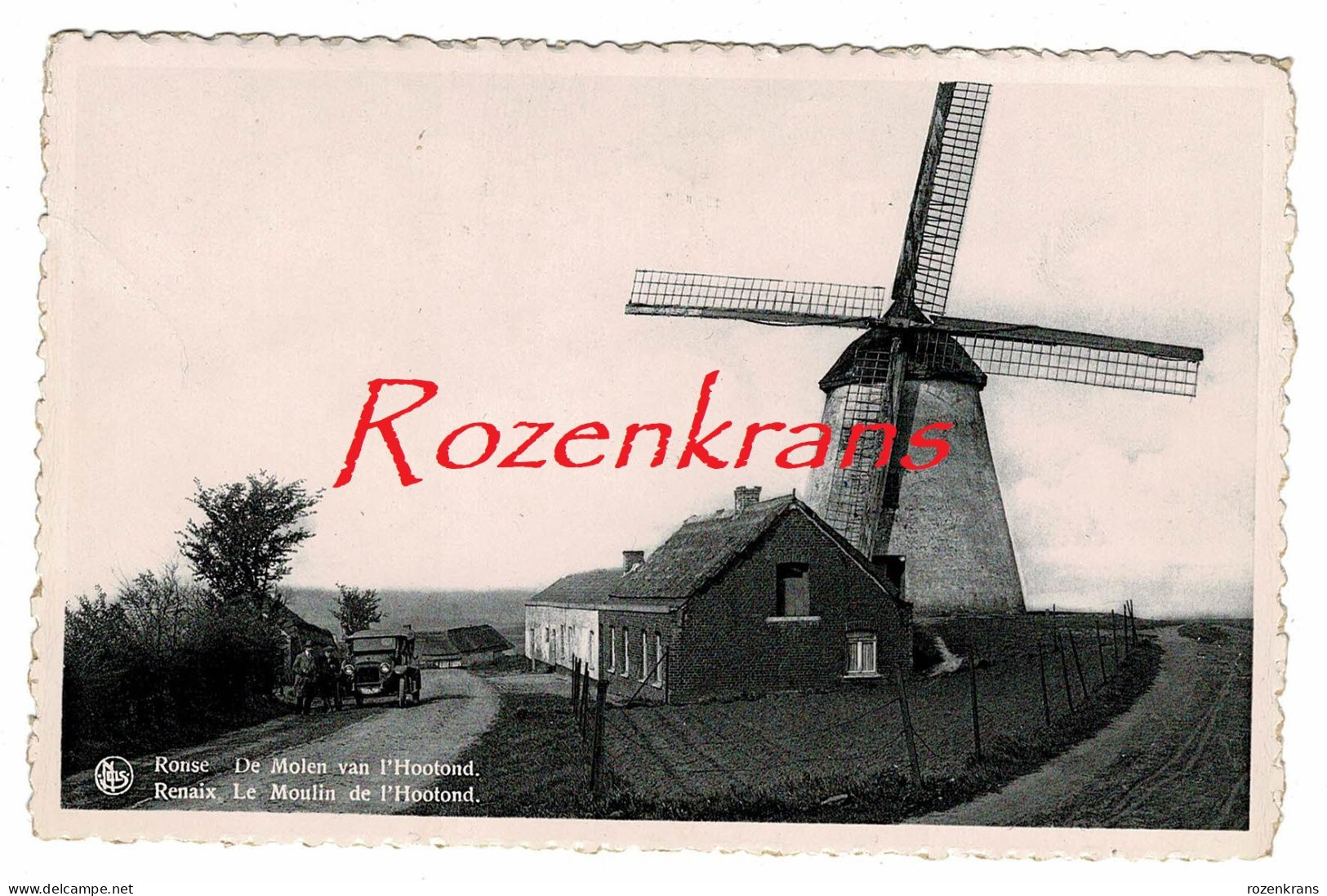 Ronse De Molen Van L'Hootond Renaix Windmolen Moulin A Vent Windmill - Renaix - Ronse