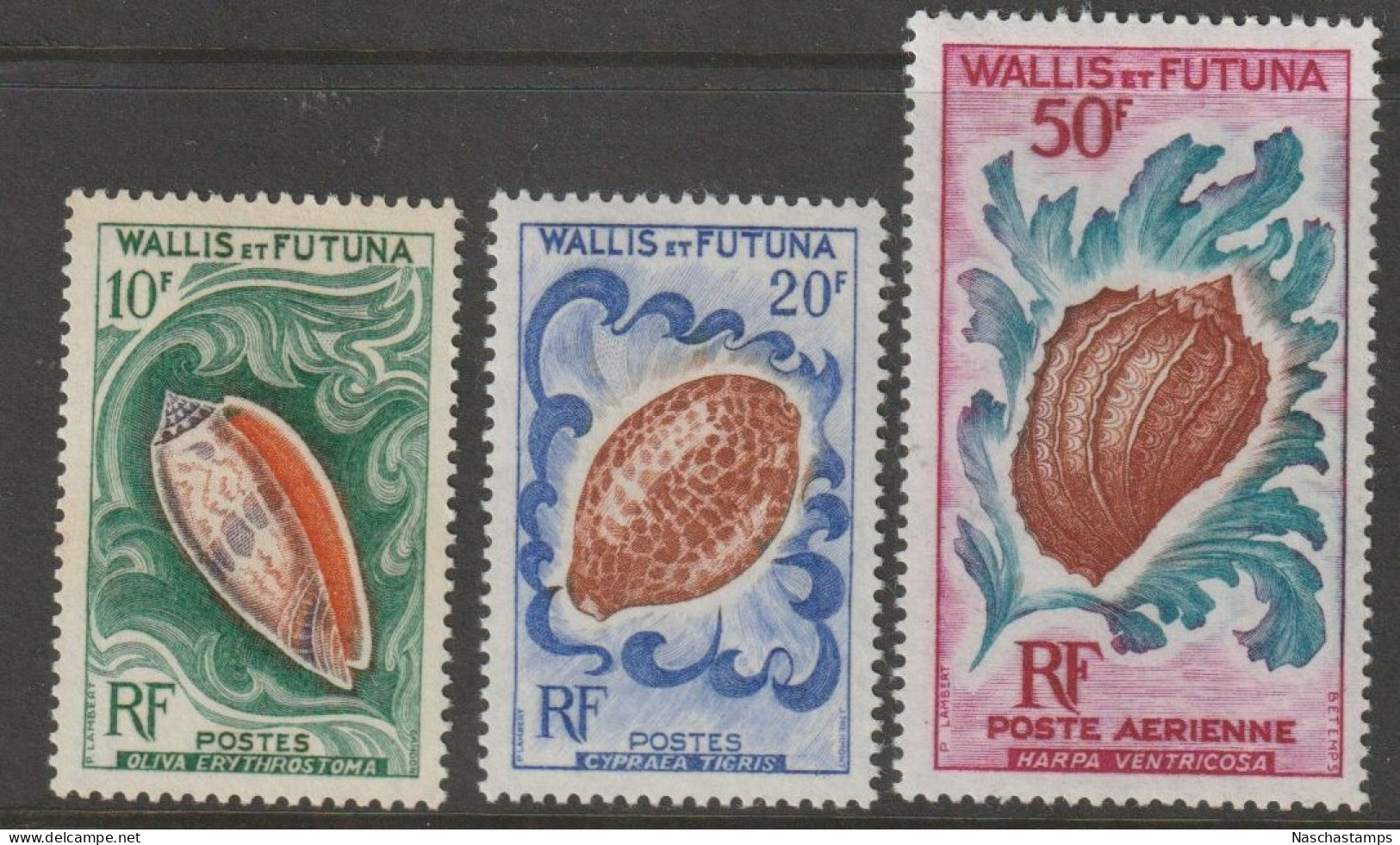 Wallis And Futuna Islands 1963 Marine Fauna - Shells MNH - Neufs
