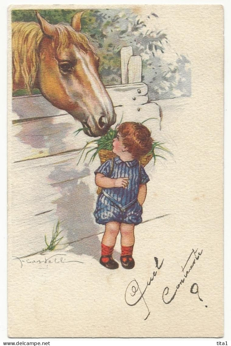 1083 - Enfant Et Cheval - Castelli