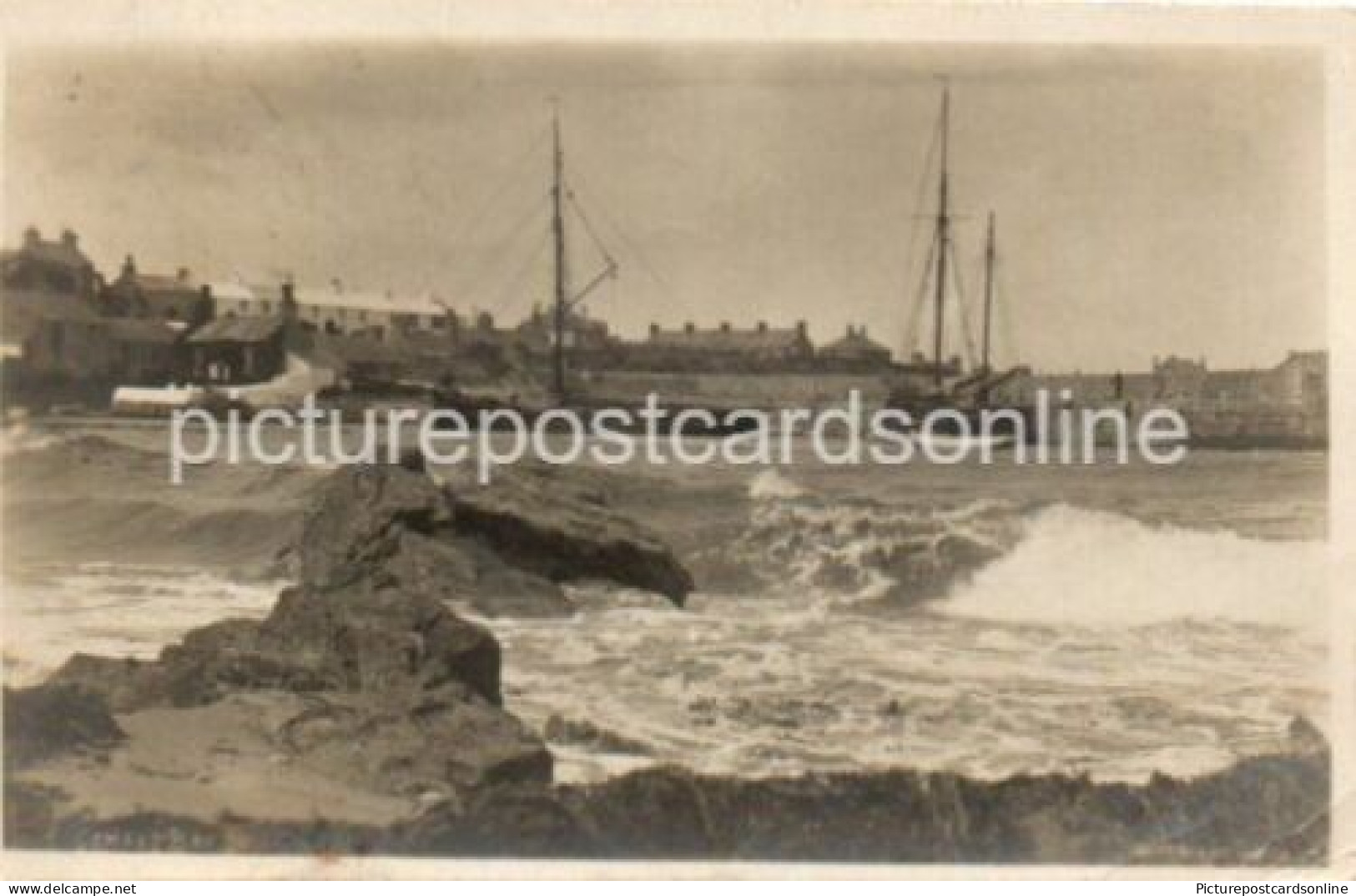 CEMAES BAY ANGLESEY OLD R/P POSTCARD WALES - Anglesey