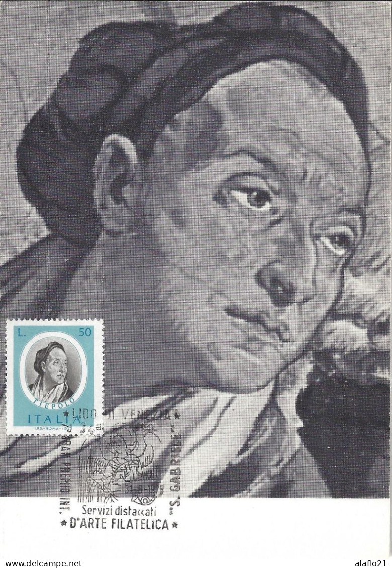 ITALIE - CARTE MAXIMUM - Yvert N° 1154 - PORTRAIT De GIANBATTISTA TIEPOLO - Cartes-Maximum (CM)