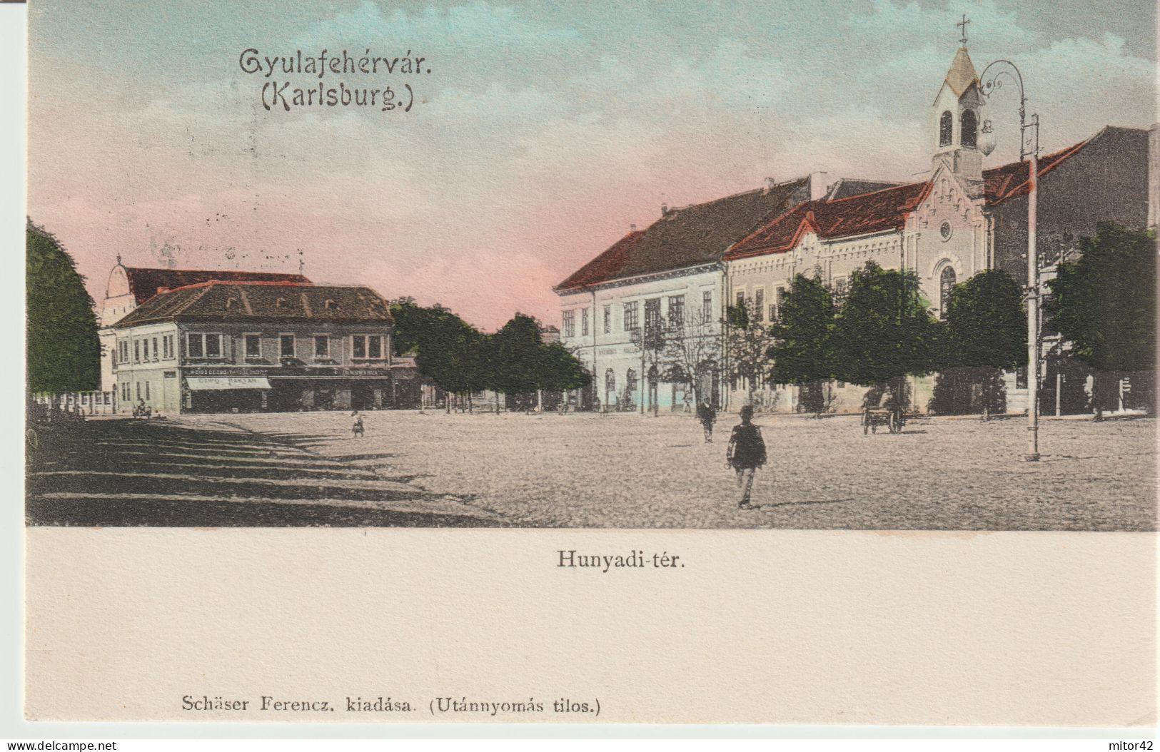 2*-Tassate-Segnatasse-Tassata Da Estero: Ungheria X Francia-Cartolina Di Gyulafehervar (Karsburg)-1921 - Taxe