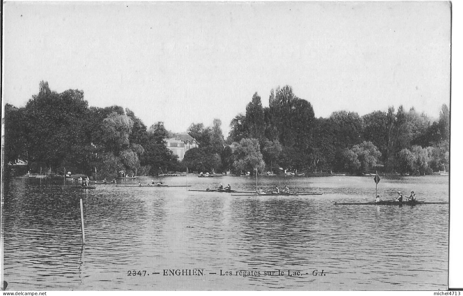 LES REGATES SUR LE LAC  3835 A - Enghien - Edingen