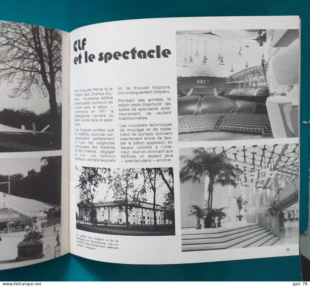 IMAGES DU SPECTACLE  Revue Des Ciments Lafarge N° 25 - Hiver 1980 - Huis & Decoratie