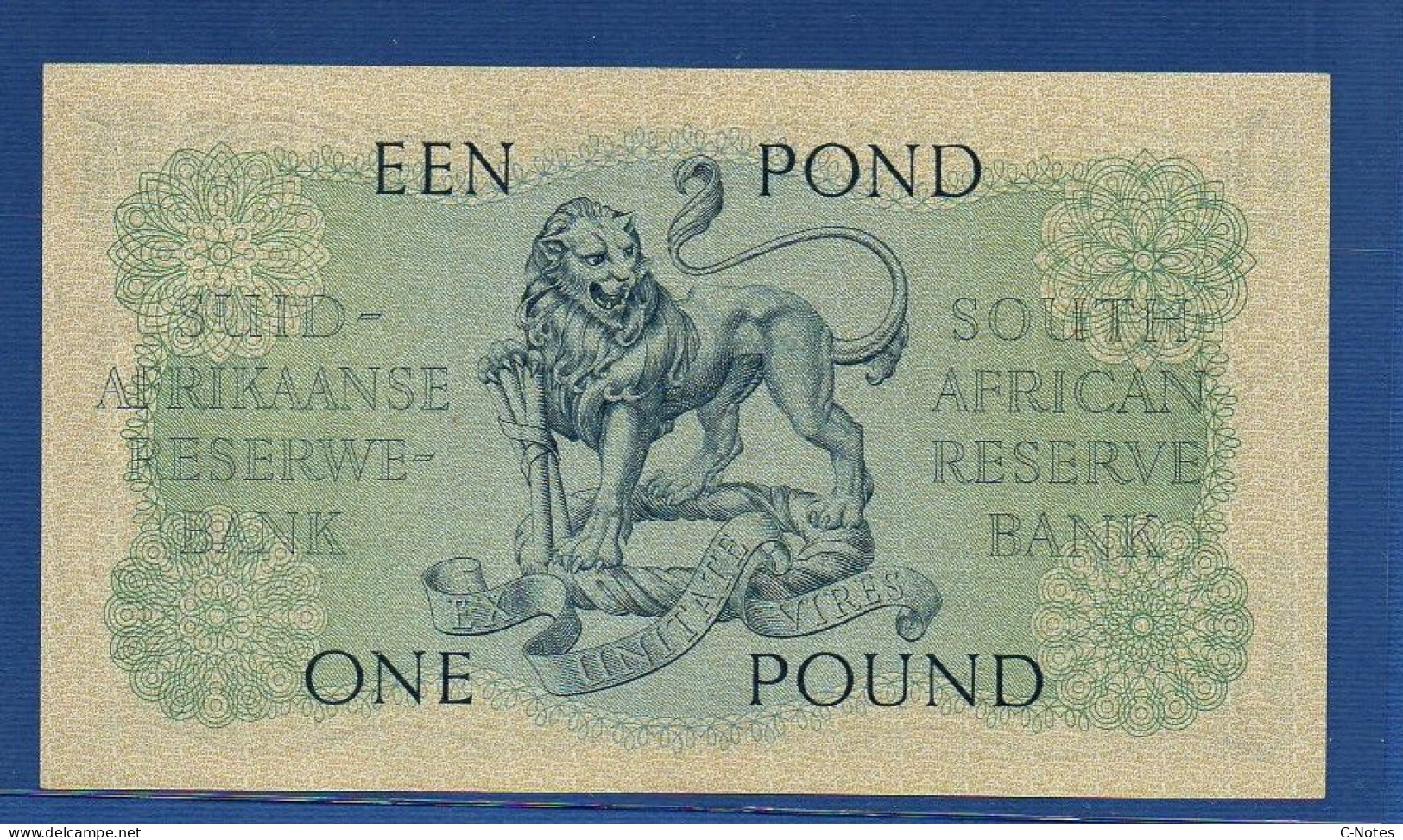 SOUTH AFRICA - P. 92d  – 1 Pound / Pond 05/10/1955 AUNC, S/n B/213 470913 - South Africa