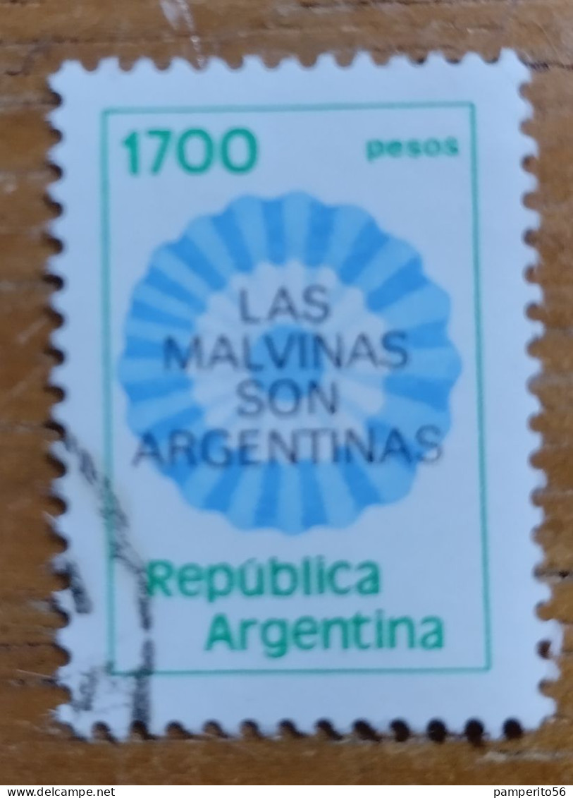 ARGENTINA -  Año 1982 - Escarapela Nacional "Las Malvinas Son Argentnas" - Usati