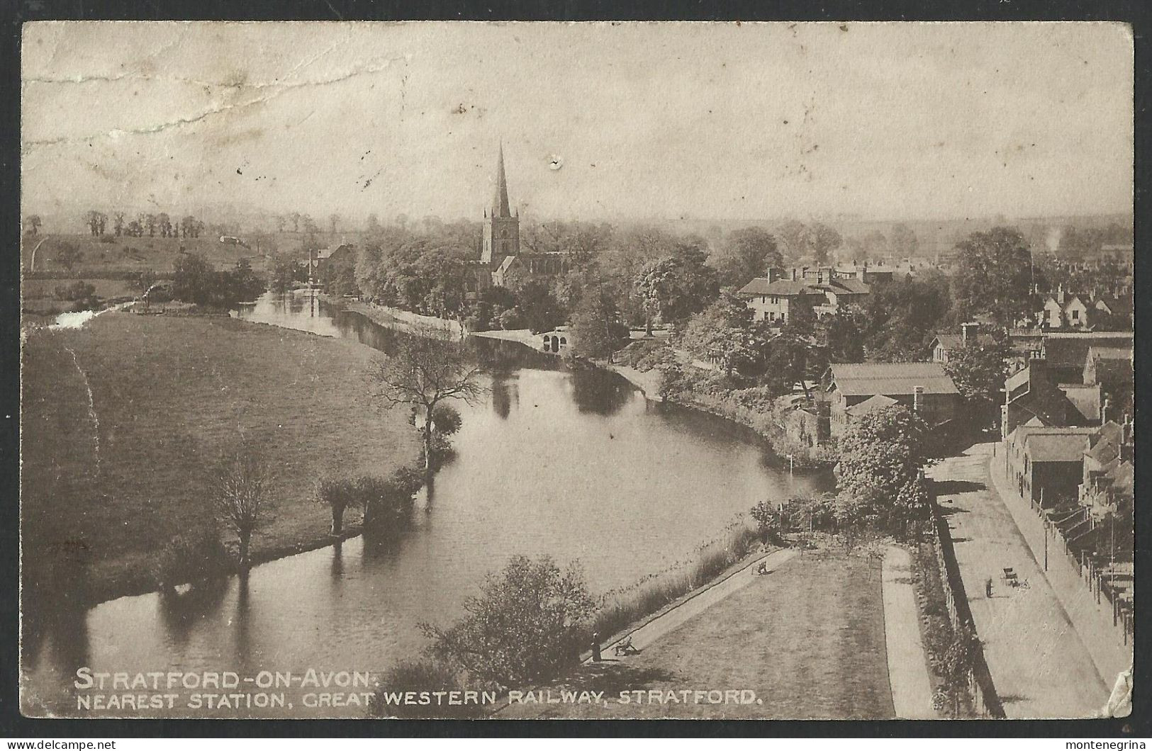 STRATFORD-ON-AVON Nearest Station,great Western Railway - Old Postcard (see Sales Conditions) 08305 - Stratford Upon Avon