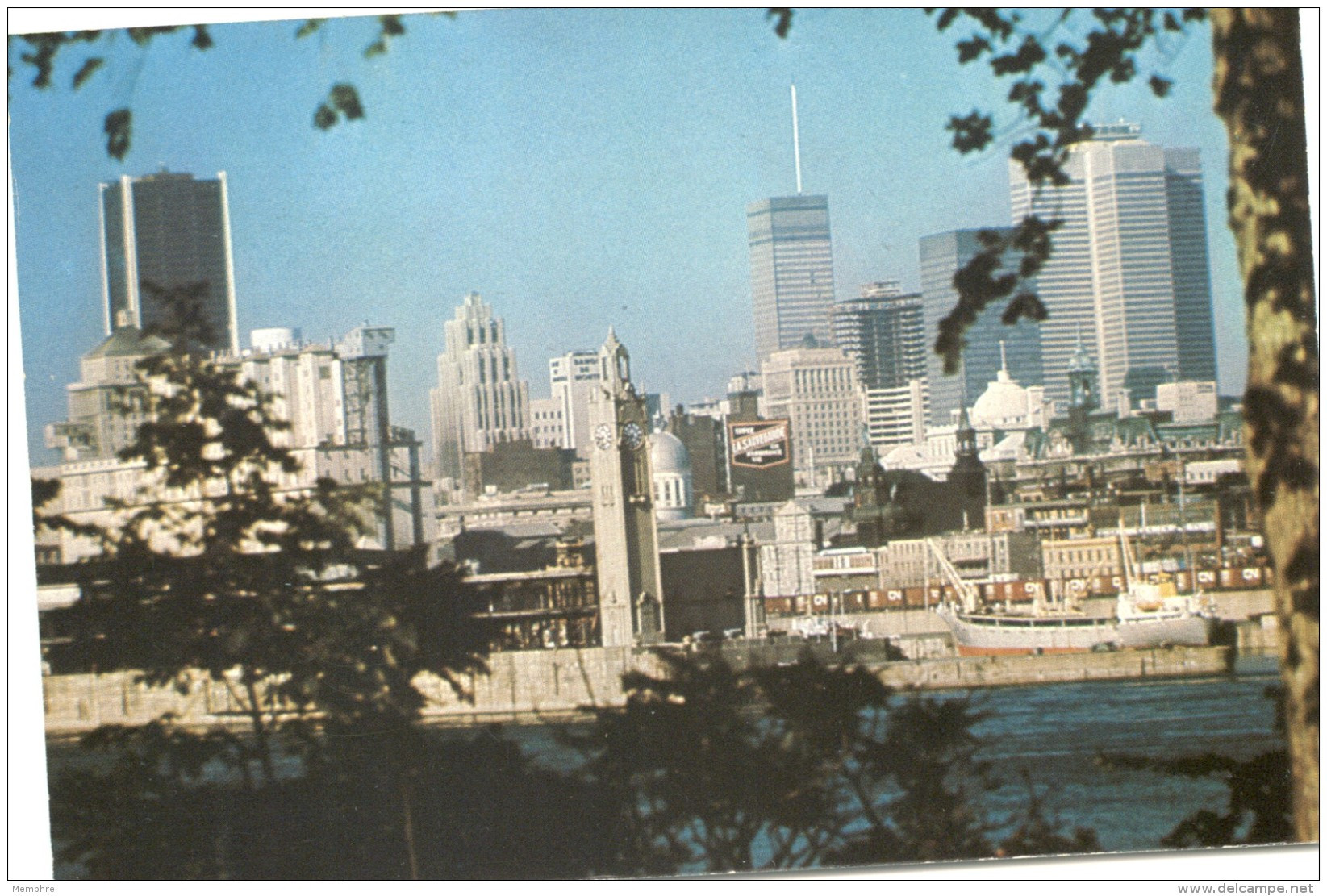 1972 Postcard -  -Skyline View Of Montreal QC  From Series 2PQ-1 Used - 1953-.... Reign Of Elizabeth II