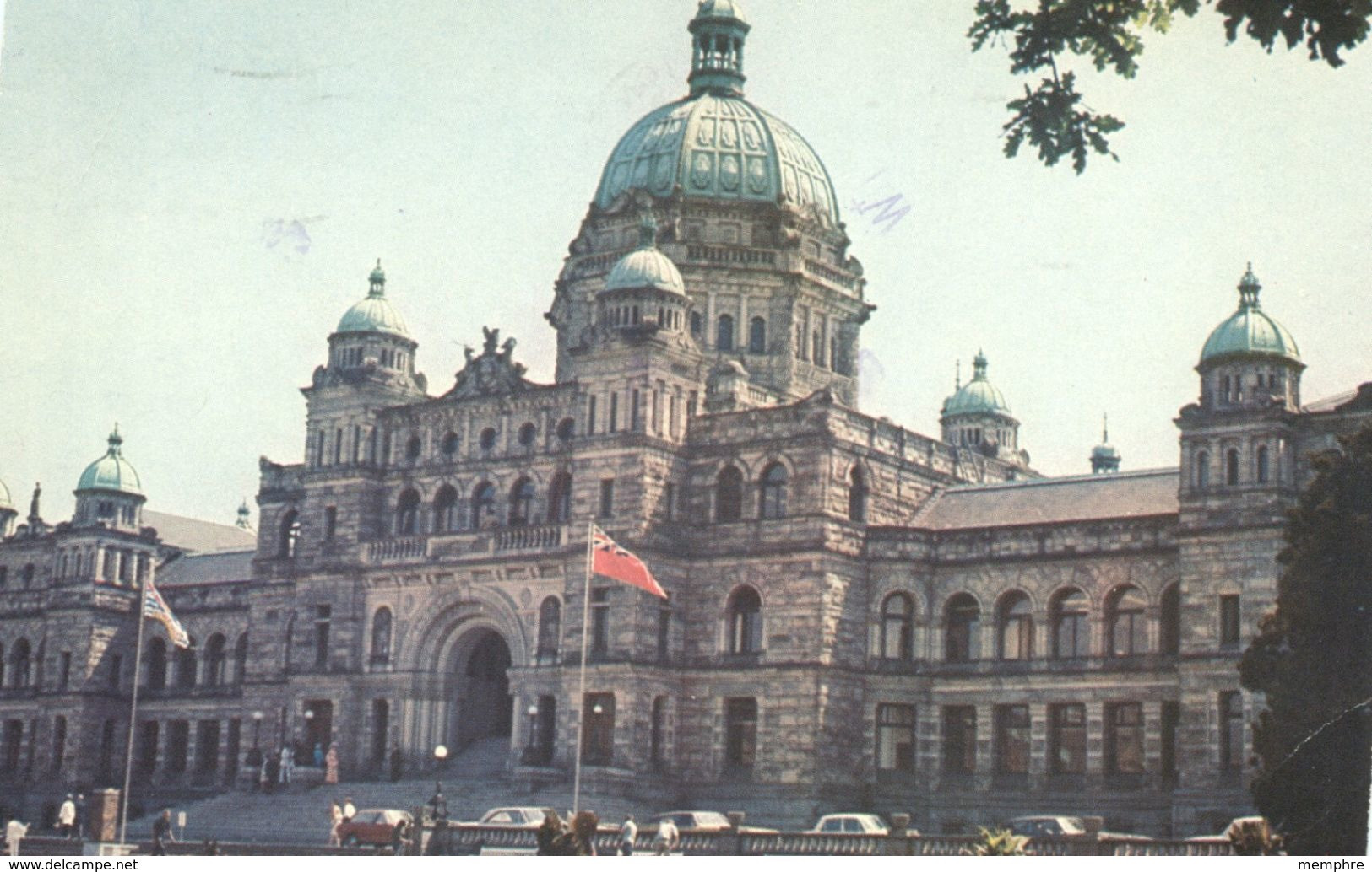 1972 Postcard -  -Parliament Buildings, Victoria BC     From Series 3BC-1 Used - 1953-.... Reign Of Elizabeth II