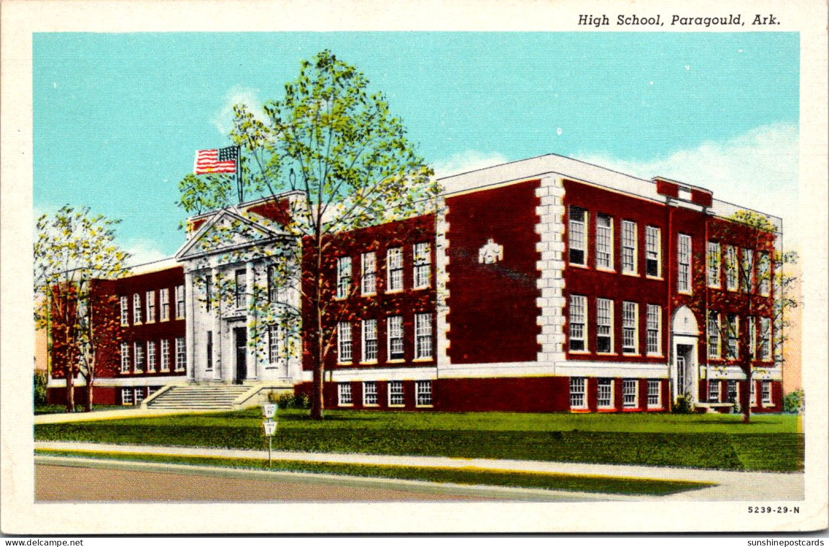 Arkansas Paragould High School Curteich - Other & Unclassified