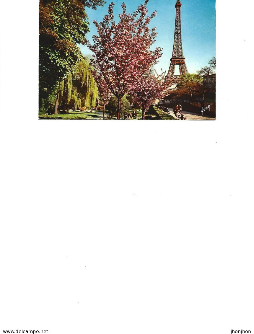 France - Postcard Unused -  Paris  -  The Eiffel Tower Seen From The Gardens Of The Palais De Chaillot - Tour Eiffel