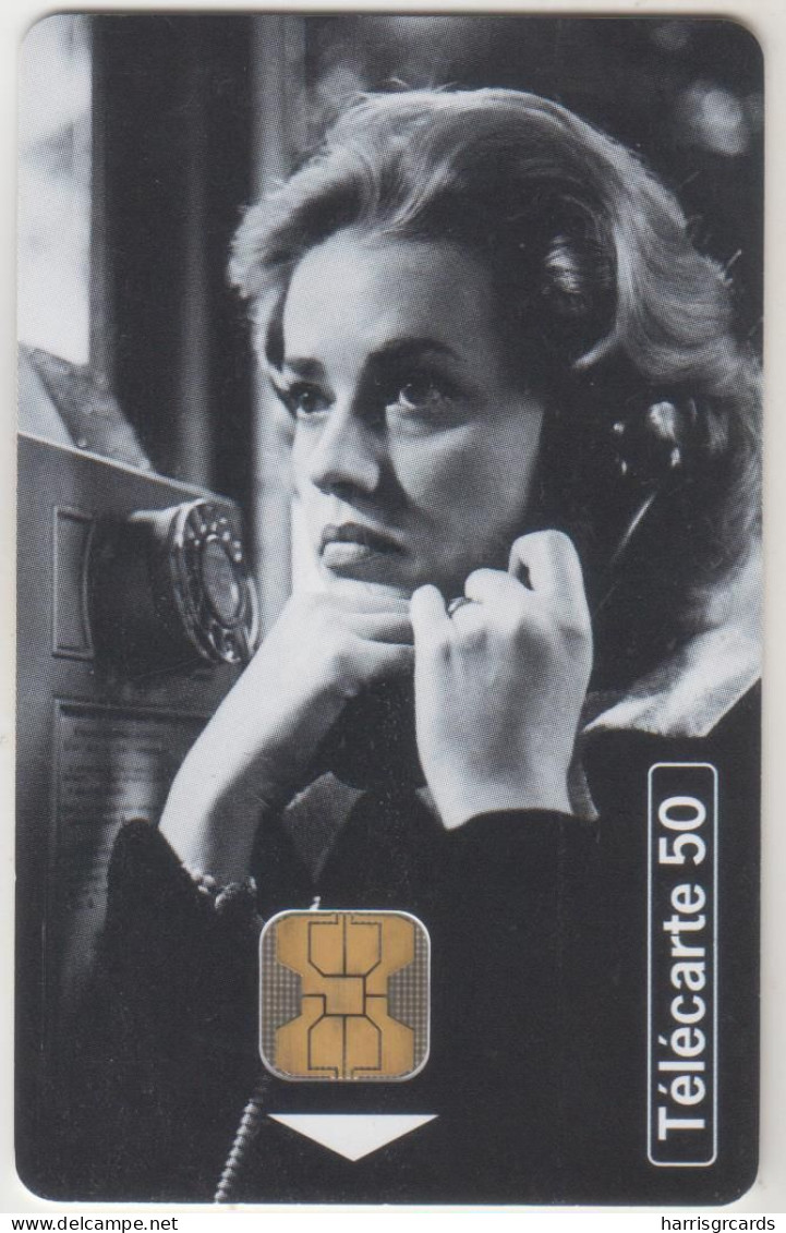 FRANCE - Telephone Et Cinema N.10 - Jeanne Moreau, Chip:OB2, 50 U, 10/96, Used - 1996