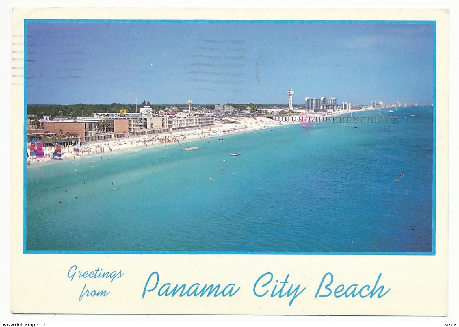 CPM 10.5 X 15 Etats Unis USA (38) Floride PANAMA CITY Beach   La Plage - Panama City