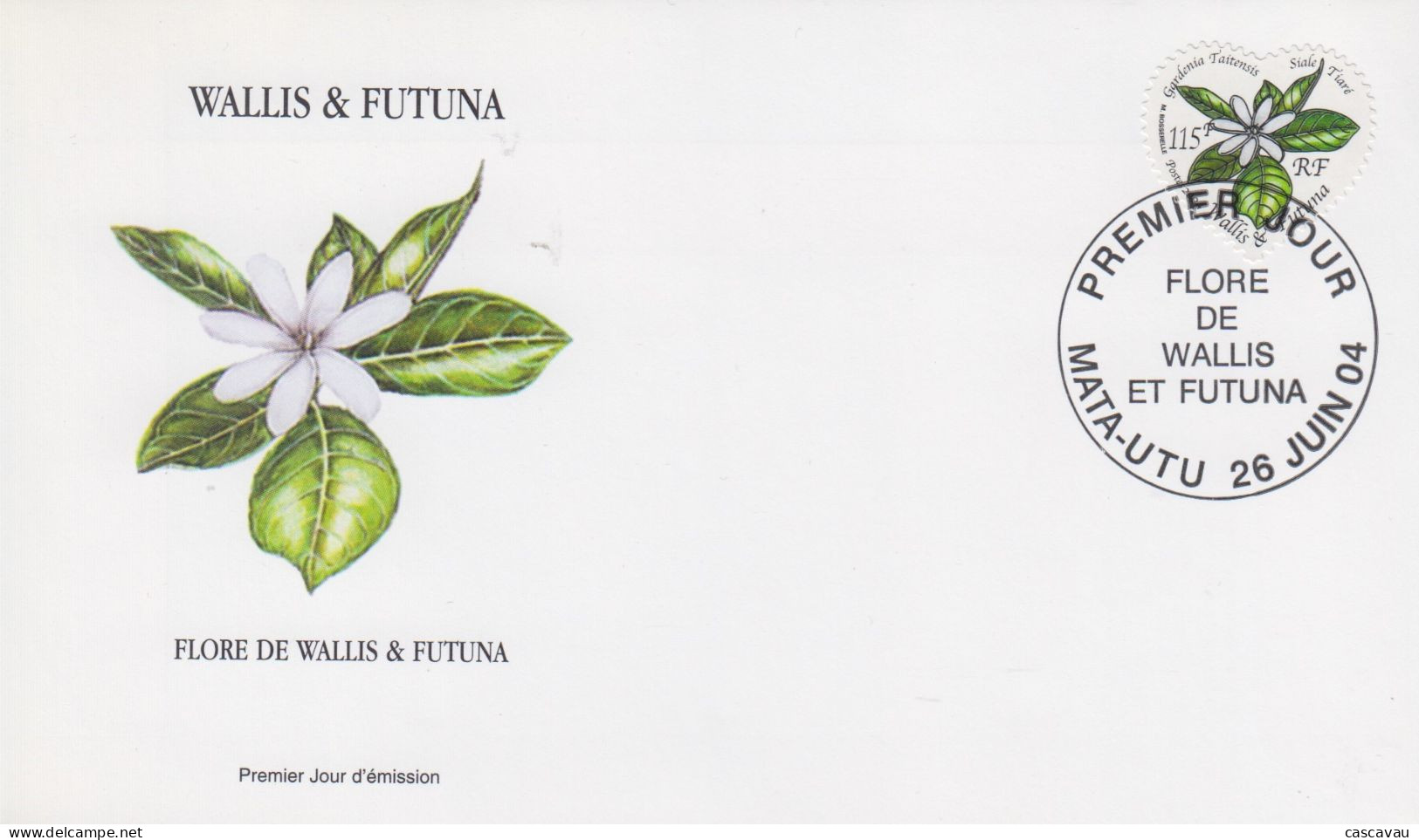 Enveloppe  FDC  1er  Jour   WALLIS  ET  FUTUNA    Flore   2004 - FDC