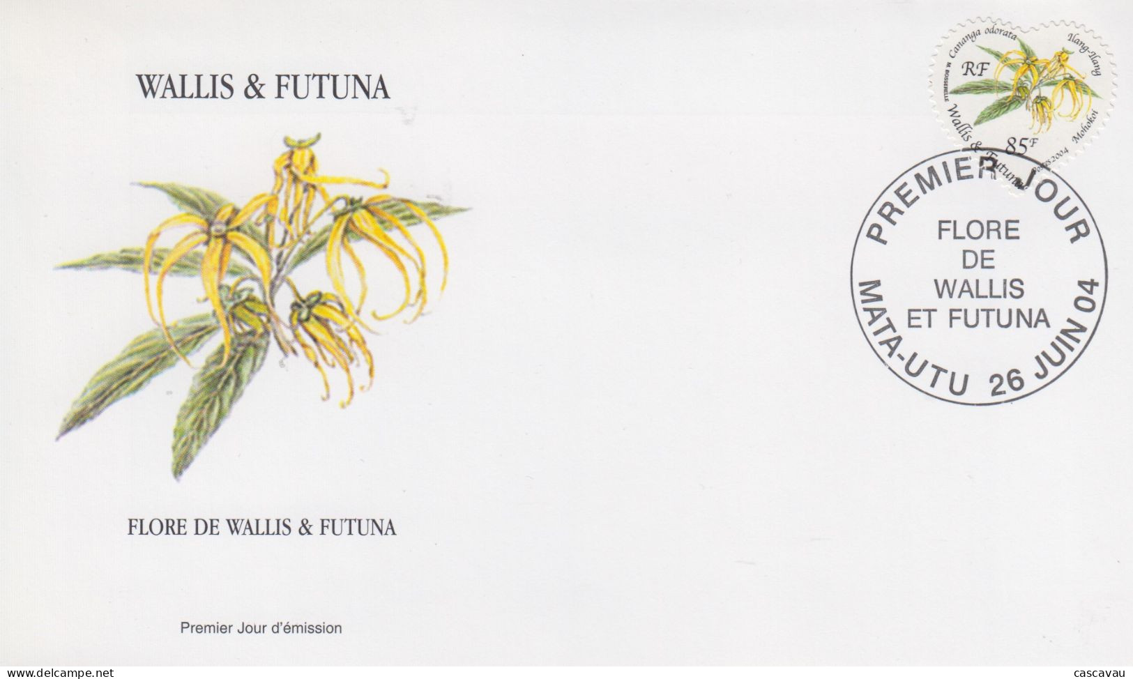 Enveloppe  FDC  1er  Jour   WALLIS  ET  FUTUNA    Flore   2004 - FDC