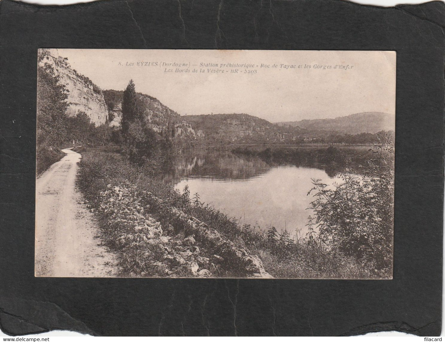 122059       Francia,   Les  Eyzies,   Station  Prehistorique,  Roc De Tayac  Et  Les  Gorges  D"Enfer,  VG  1921 - Les Eyzies