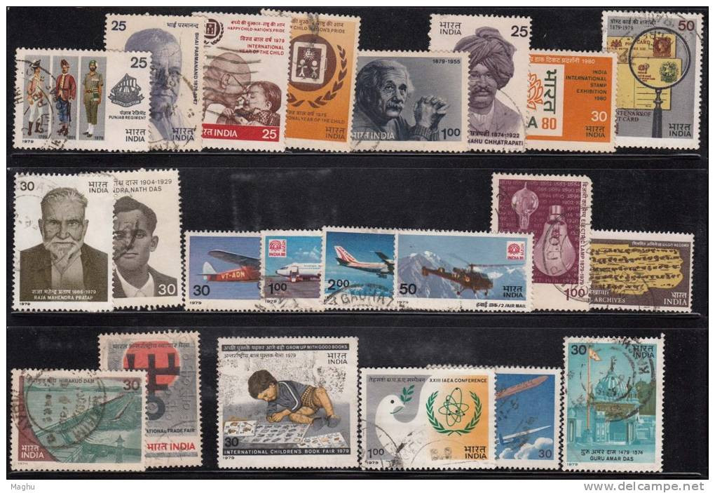 India Used Year Pack 1979 (sample Image) - Annate Complete