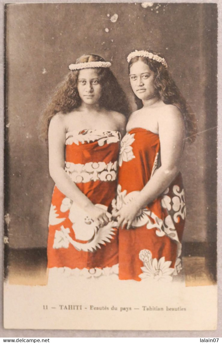 C. P. A. : TAHITI : Beautés Du Pays, Tahitian Beauties, En 1922 - Tahiti