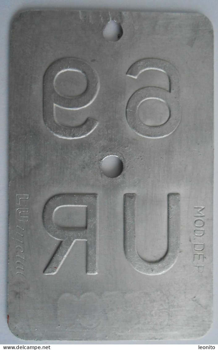 Velonummer Uri UR 69 - Number Plates