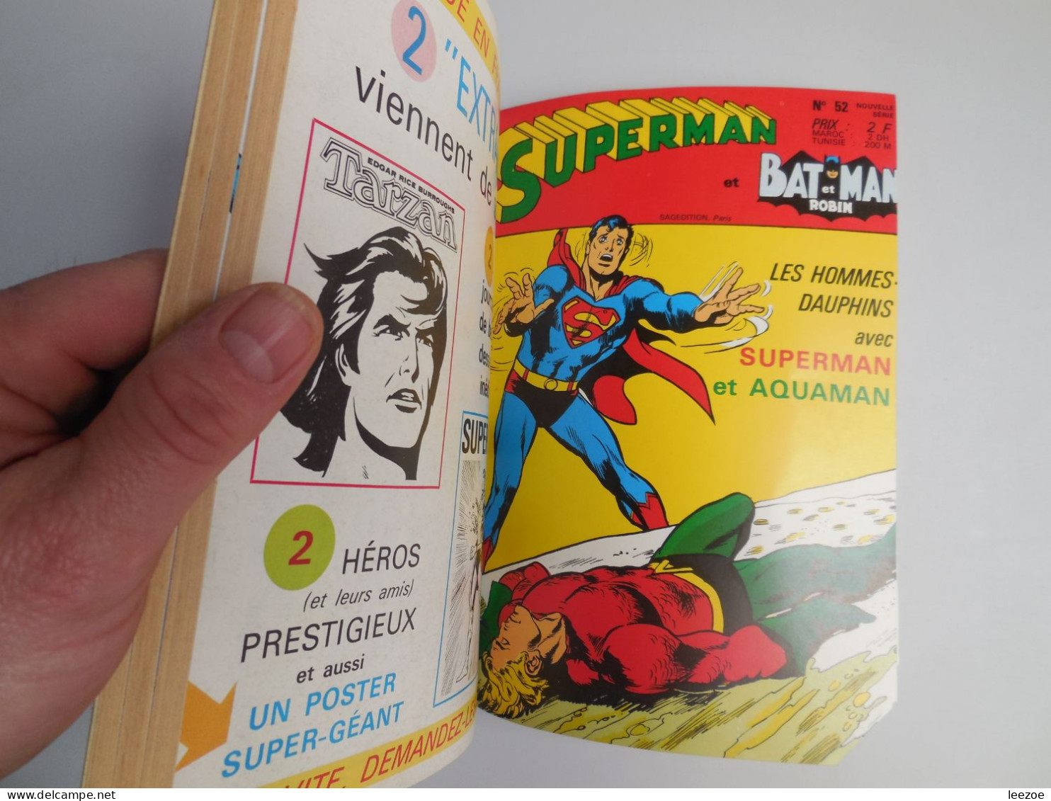 BD COMICS SUPERMAN ALBUM N°17 AVEC N° 49.50.51.52..SUPERMAN ET AQUAMAN ..N5.05.0