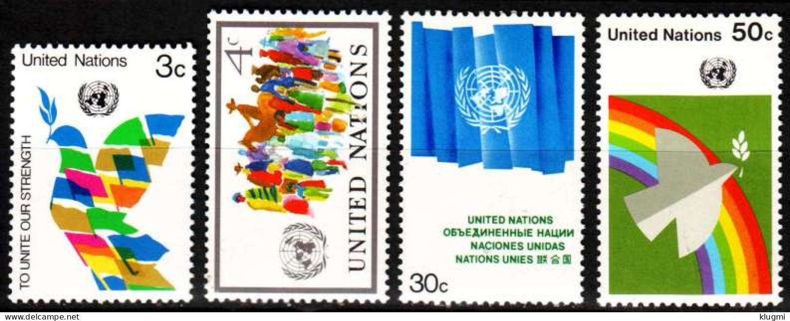 UNO New York [1976] MiNr 0289-92 ( **/mnh ) - Ongebruikt