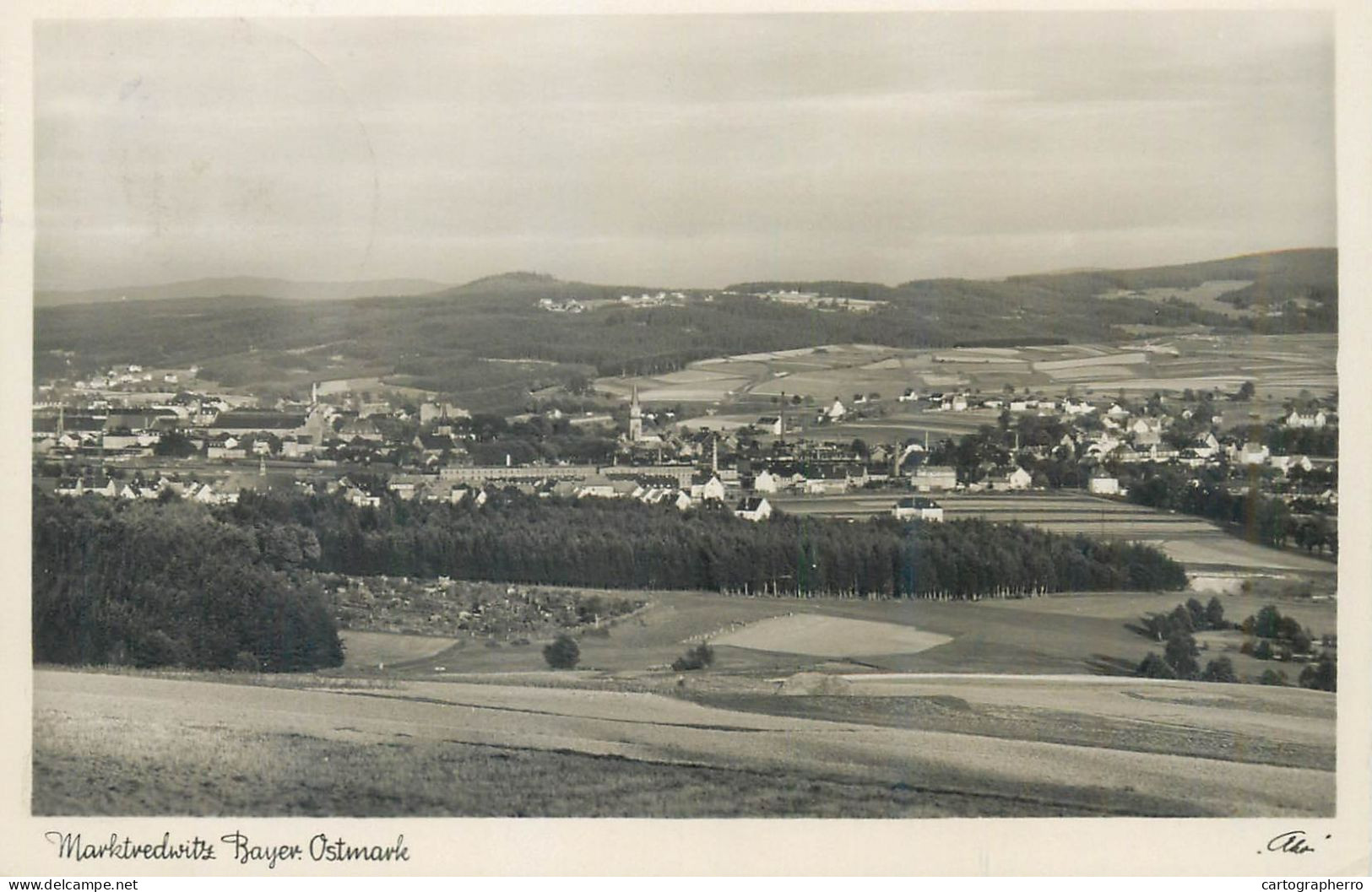 Germany Markredwitz Bayer. Ostmark Panoramic View - Marktredwitz