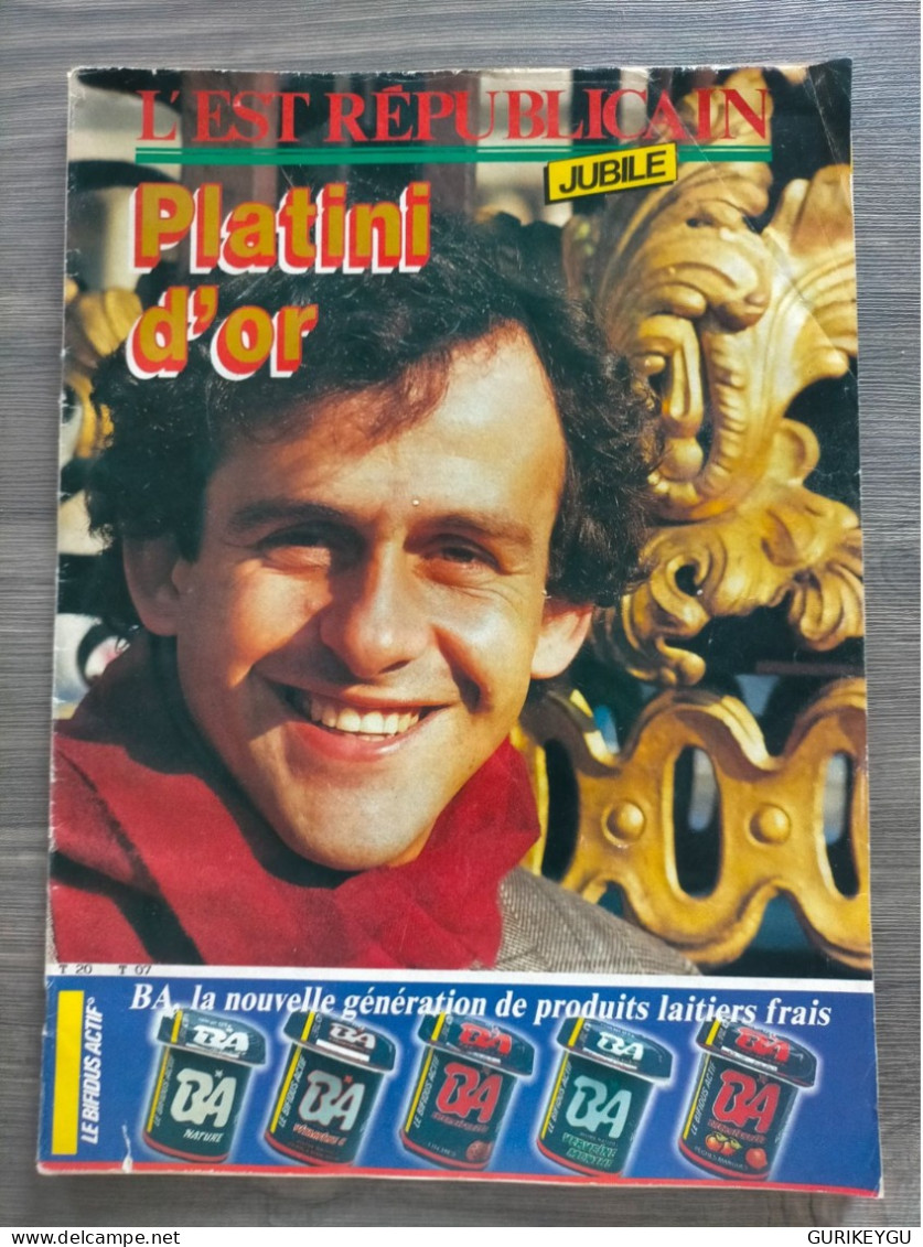 Supplément à  L'est Républicain Michel PLATINI D'or Jubilé  22/05/1988 ASNL   AS NANCY LORRAINE - Livres