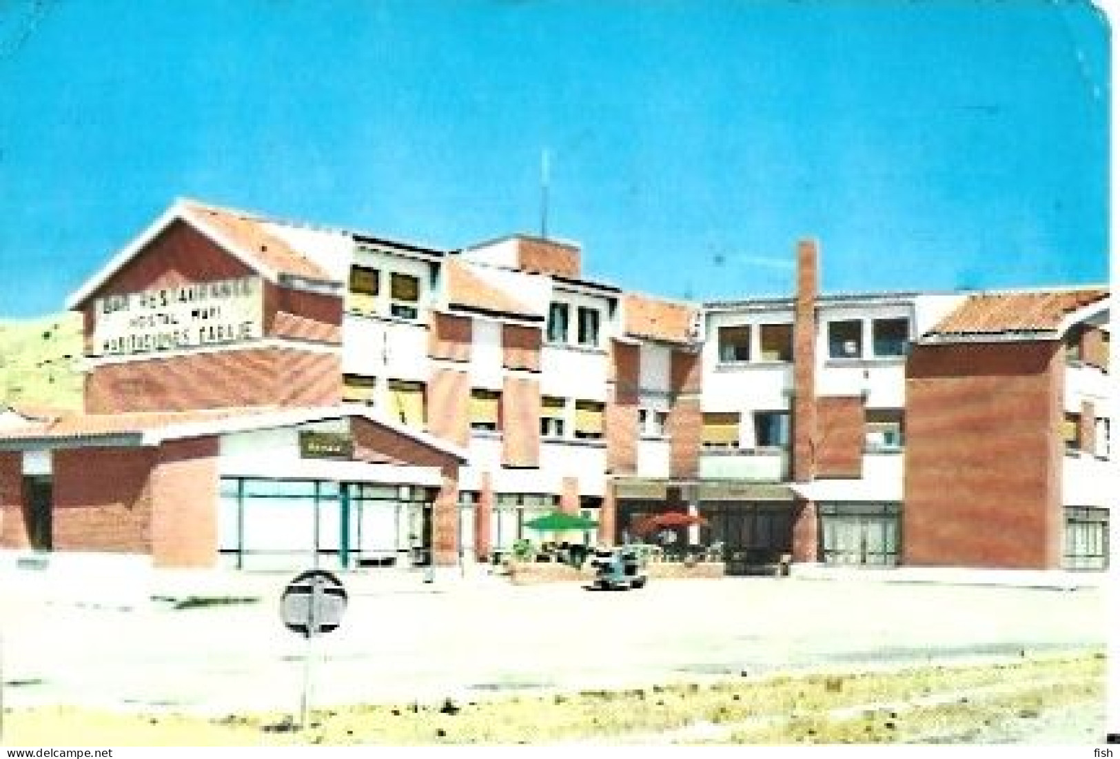 Spain & Marcofilia, Hostal Mavi, Alcolea Del Pinar, Guadalajara, Llobregat A Chamusca Portugal 1967 (2) - Guadalajara