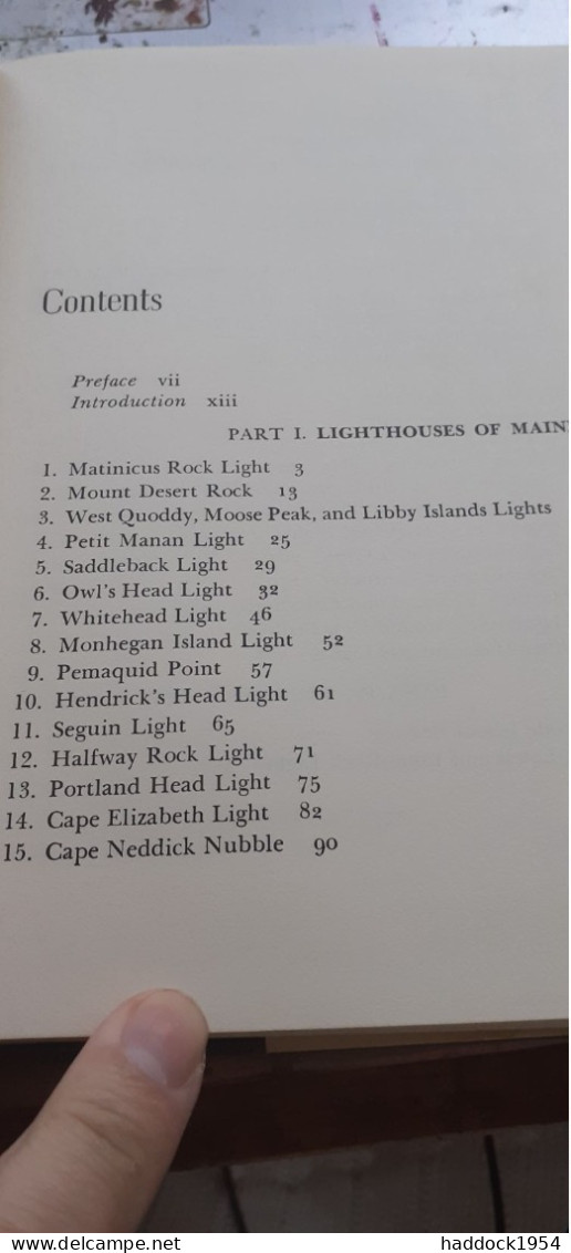 The Lighthouses Of New England 1716-1973 Dodd Mead And Company 1973 - Architektur