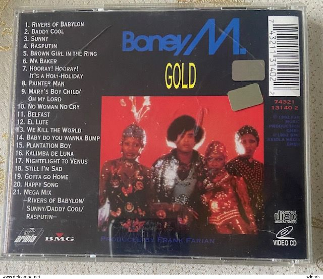 BONEY M.GOLD,SO SUPER HITS ,CD - Música Del Mundo