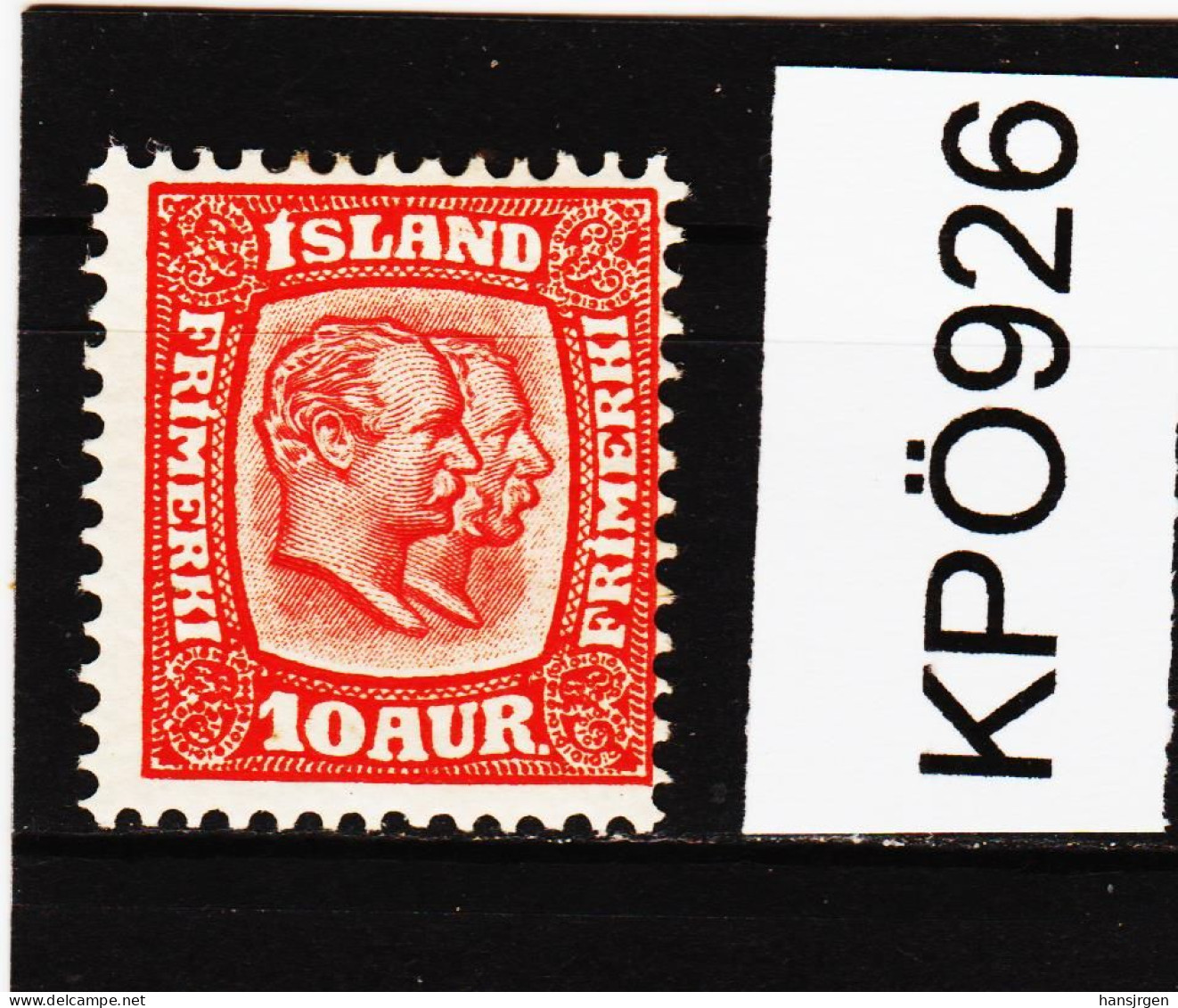 KPÖ926  ISLAND 1907  Michl  53  (*)  FALZ  ZÄHNUNG Siehe ABBILDUNG - Unused Stamps