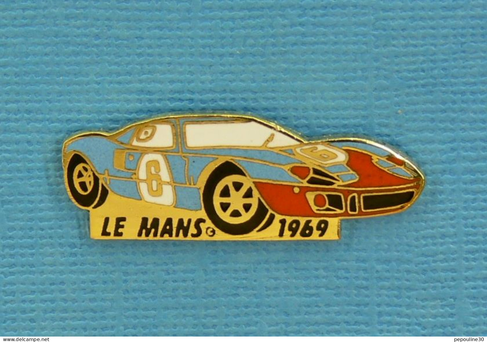 1 PIN'S //  ** LE MANS 1969 / JACKY ICKX & FORD GT 40  ** - Ford