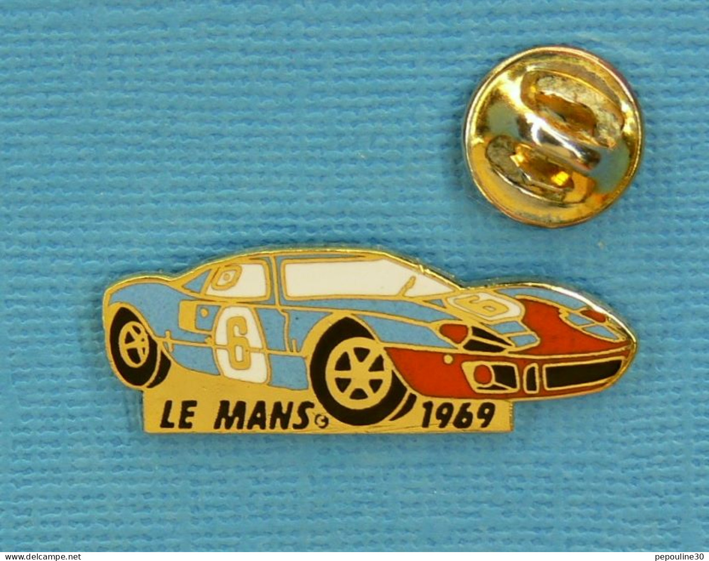 1 PIN'S //  ** LE MANS 1969 / JACKY ICKX & FORD GT 40  ** - Ford