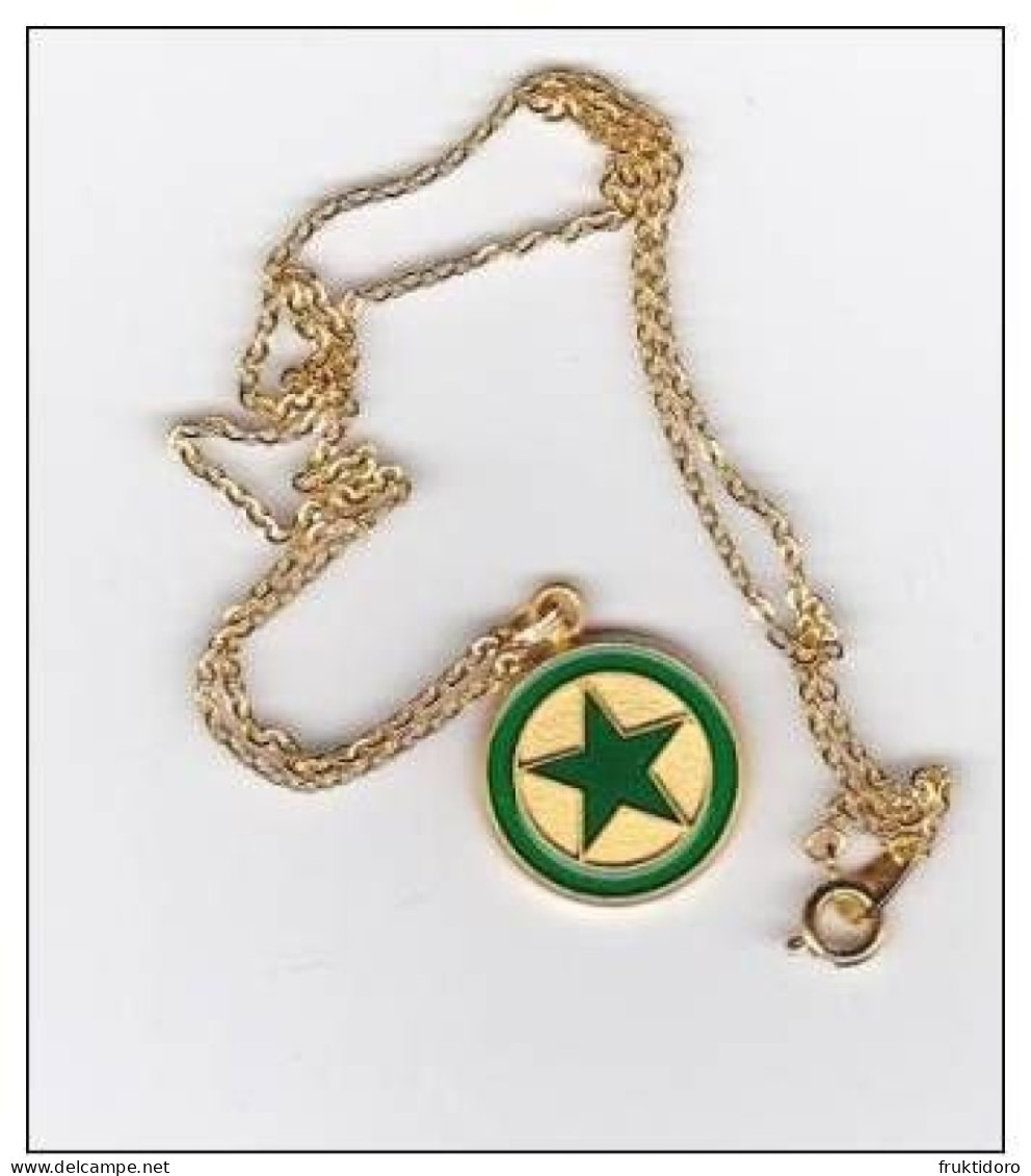 Necklace With Esperanto Green Star - Esperanto Kolcxeno Kun Verda Stelo - Collane/Catenine