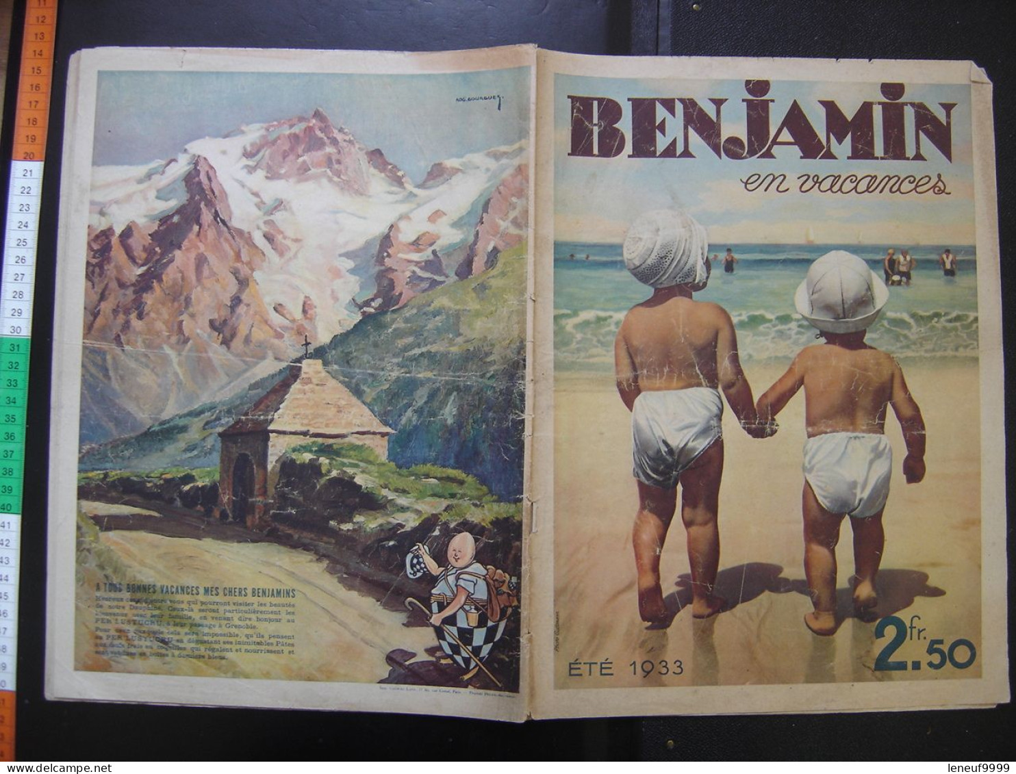 1933 BENJAMIN EN VACANCES Enfants - Vaillant