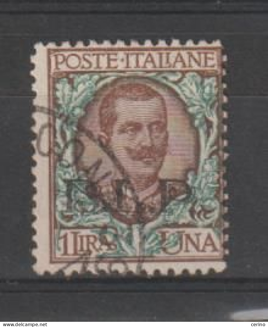 REGNO:  1922/23  B.L.P.  -  £. 1  BRUNO  E  VERDE  US  -  SASS. 12  -  RR - Pubblicitari