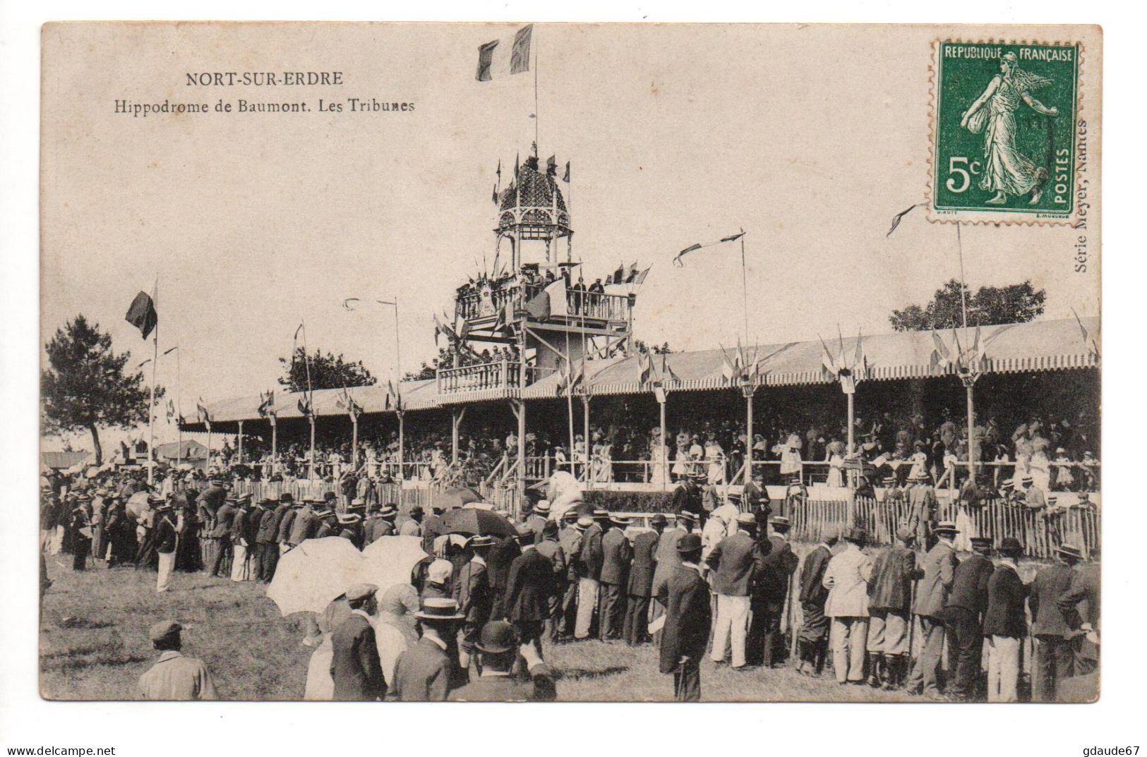 NORT SUR ERDRE (44) - HIPPODROME DE BAUMONT - LES TRIBUNES - HIPPISME / EQUITATION - Nort Sur Erdre