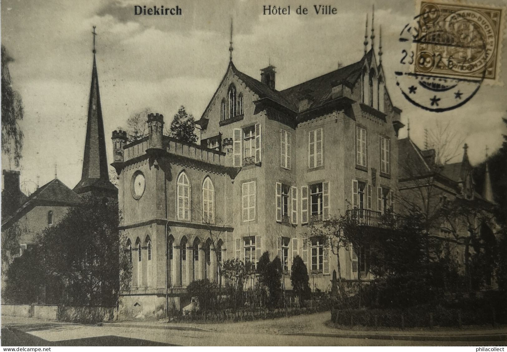 Diekirch (Luxembourg) Hotel De Ville 1912 - Diekirch