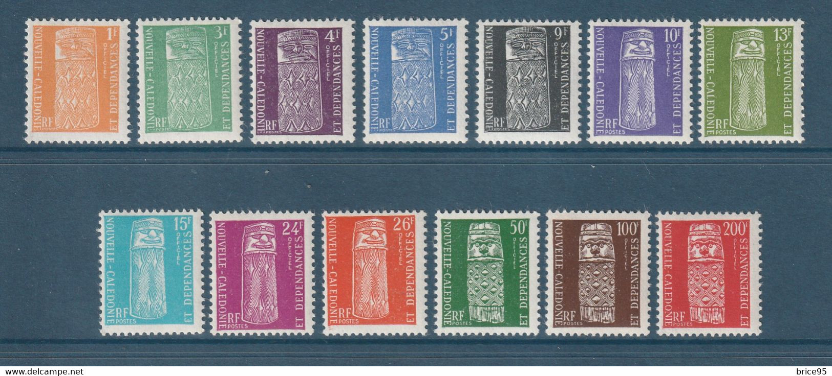 Nouvelle Calédonie - Service - YT N° 1 à 13 * - Neuf Avec Charnière - 1959 - Dienstzegels