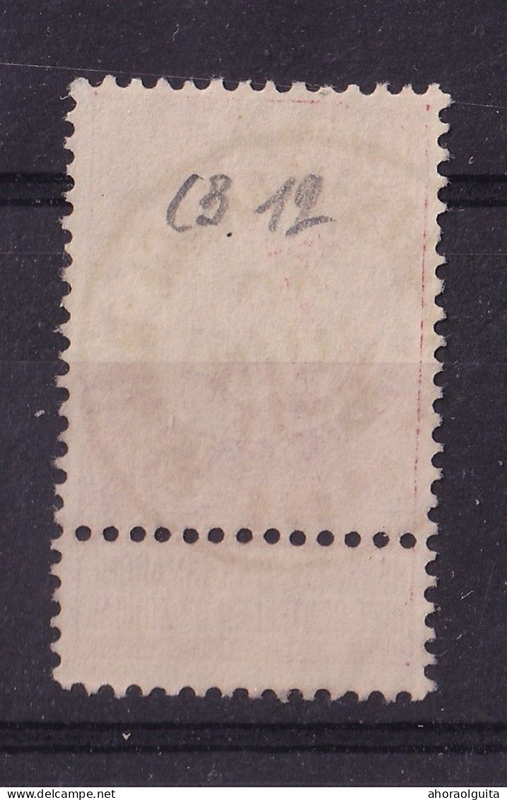 DDEE 334 -  TP Fine Barbe Cachet AMBULANT BRUXELLES - MANAGE - NAMUR 1901 - COBA 12 EUR - Ambulante Stempels