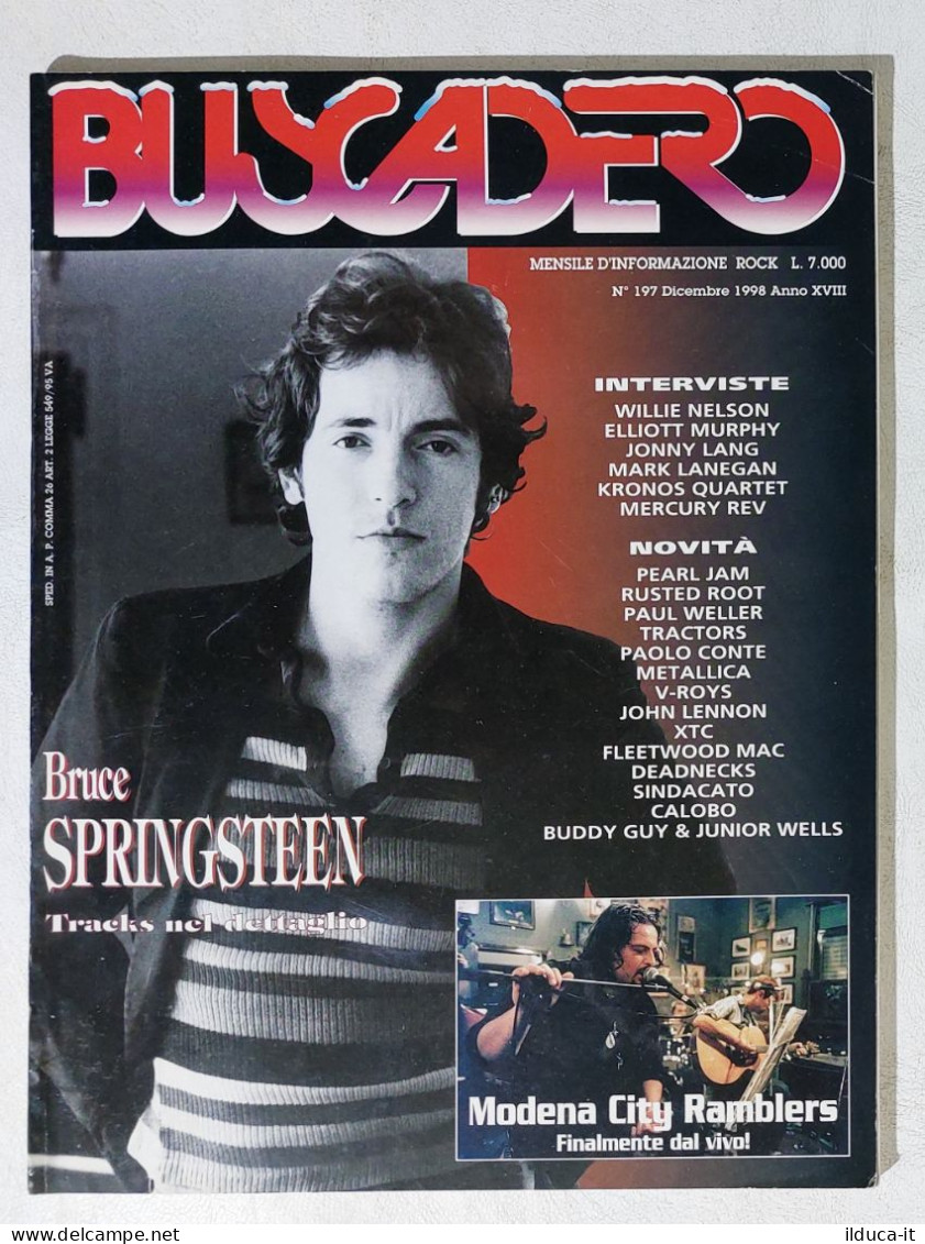 19310 BUSCADERO 197 1998 - Bruce Springsteen, Modena City Ramblers, Willie Nelso - Musique