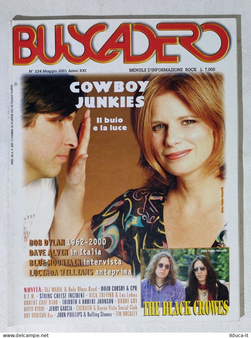 19341 BUSCADERO 224 2001 - Cowboy Junkies, Bob Dylan, Dave Alvin, - Música