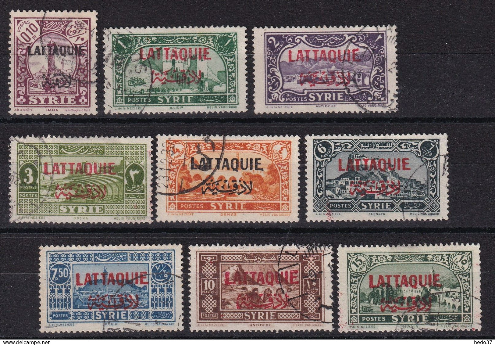 Lattaquié Entre N°1/16 - Oblitéré - TB - Used Stamps