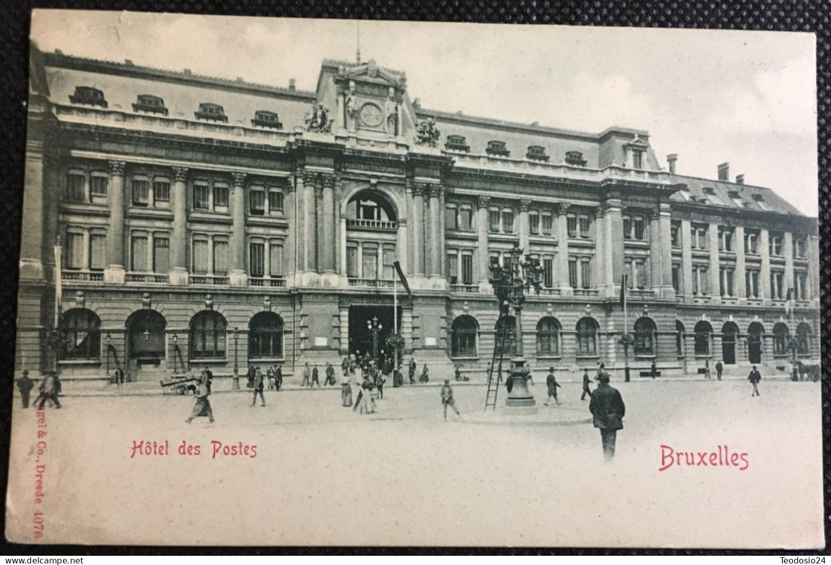 Bruxelles. Hotel Des Postes. - Cafés, Hôtels, Restaurants