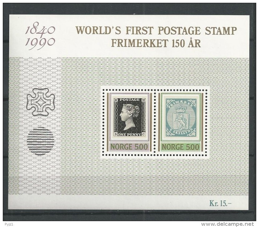 1990 MNH Norway, Postfris** - Blocks & Sheetlets