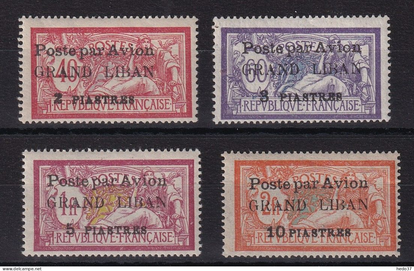 Grand Liban Poste Aérienne N°1/4 - Neuf * Avec Charnière - TB - Airmail